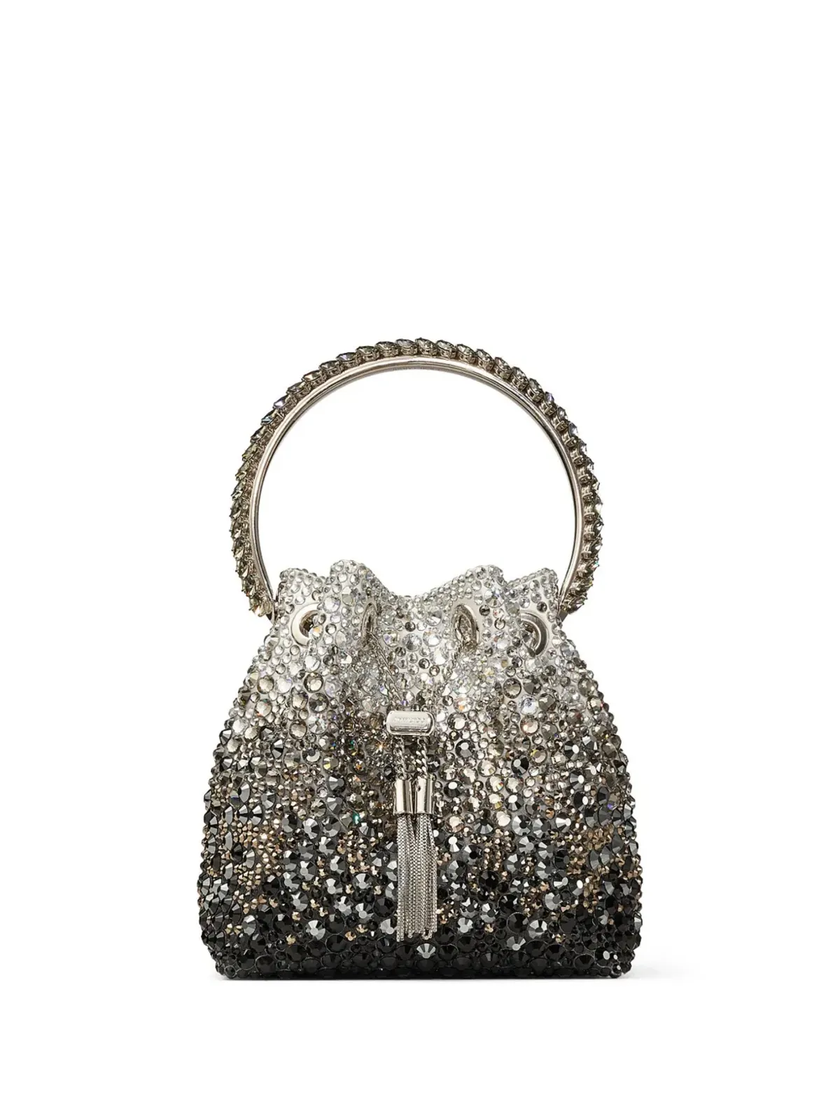 Jimmy Choo ボンボン クリスタル装飾 ショルダーバッグ - ブラック - 画像1