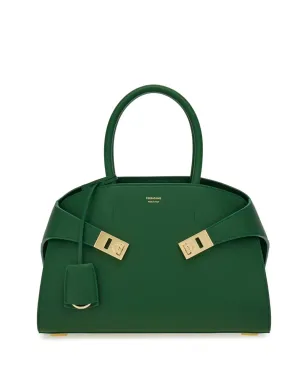 Ferragamo ミディアム ハグ トートバッグ - グリーン - サムネイル1