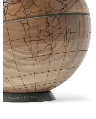 Brunello Cucinelli 木製刻印地球儀 - ニュートラル - サムネイル4