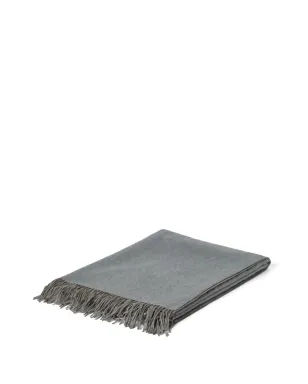 Brunello Cucinelli フリンジ付きシルクブランケット ブラウン - サムネイル2
