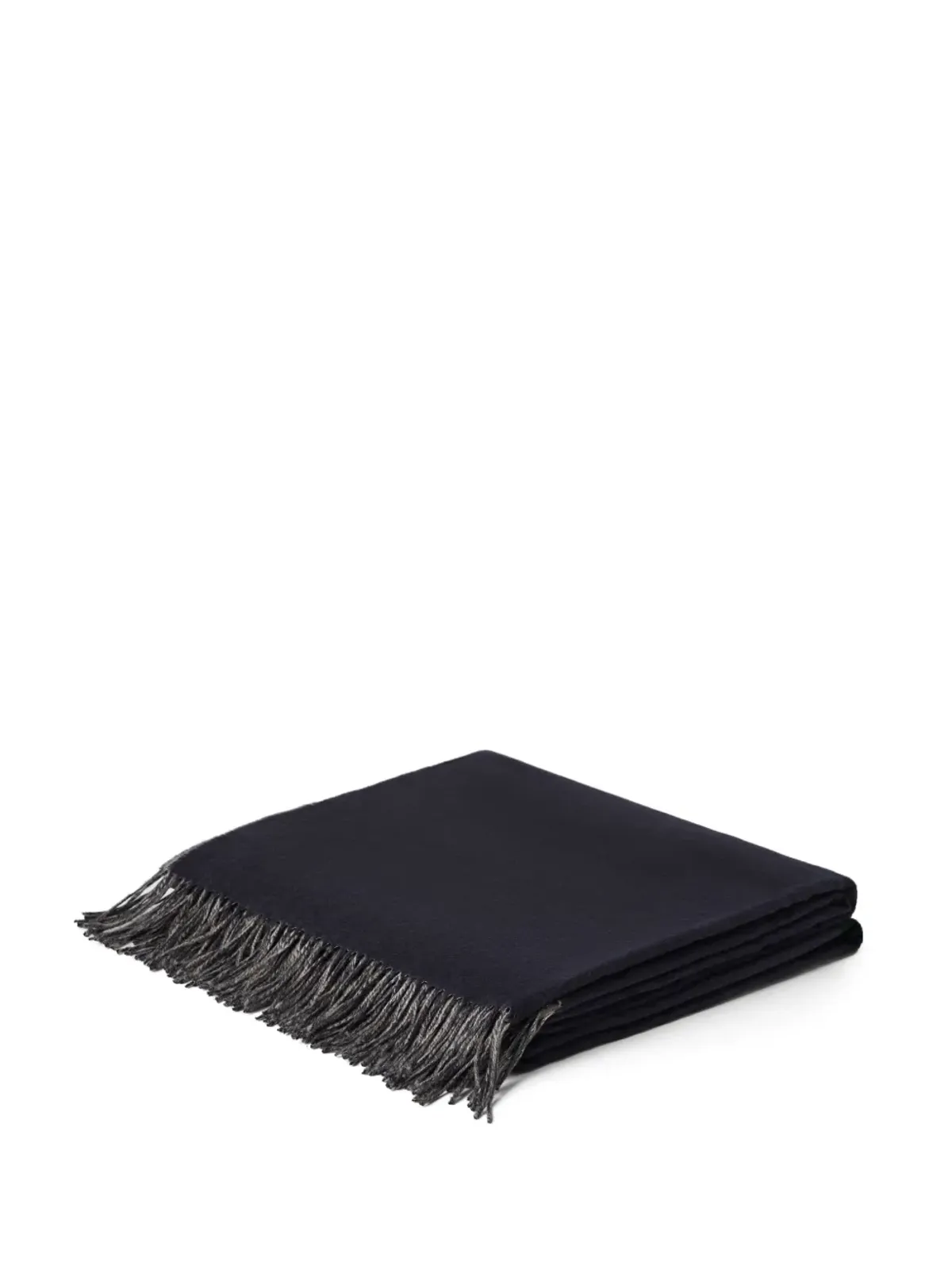 Brunello Cucinelli フリンジ付きシルクブランケット - 画像2