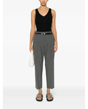 Brunello Cucinelli プリーツ入り テーラードパンツ - グレー - サムネイル2