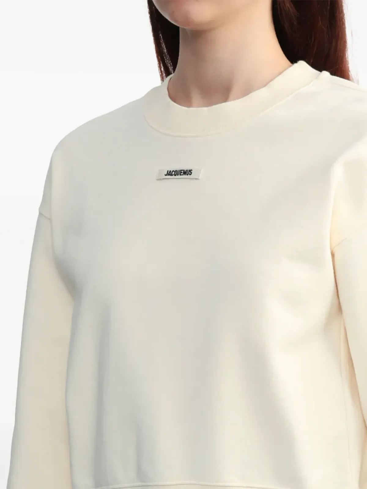 Jacquemus ロゴアップリケ コットン スウェットシャツ - Neutrals - 画像5