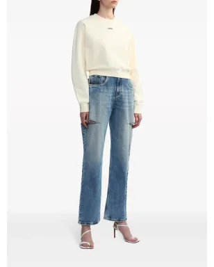 Jacquemus ロゴアップリケ コットン スウェットシャツ - Neutrals - サムネイル2