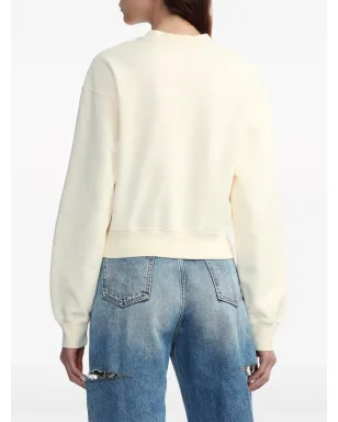 Jacquemus ロゴアップリケ コットン スウェットシャツ - Neutrals - サムネイル4