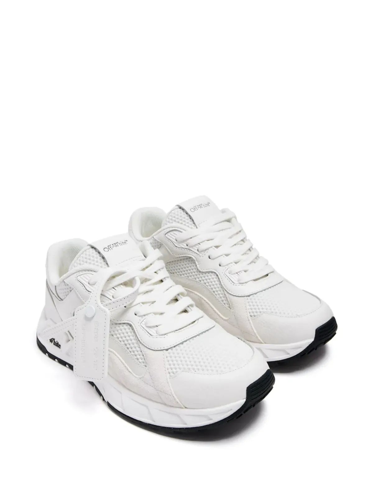 Off-White Kick Off レザー スニーカー - 画像4