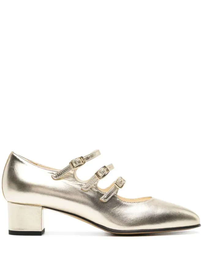 Carel Paris Carel Paris Kina メタリックレザー パンプスの商品画像