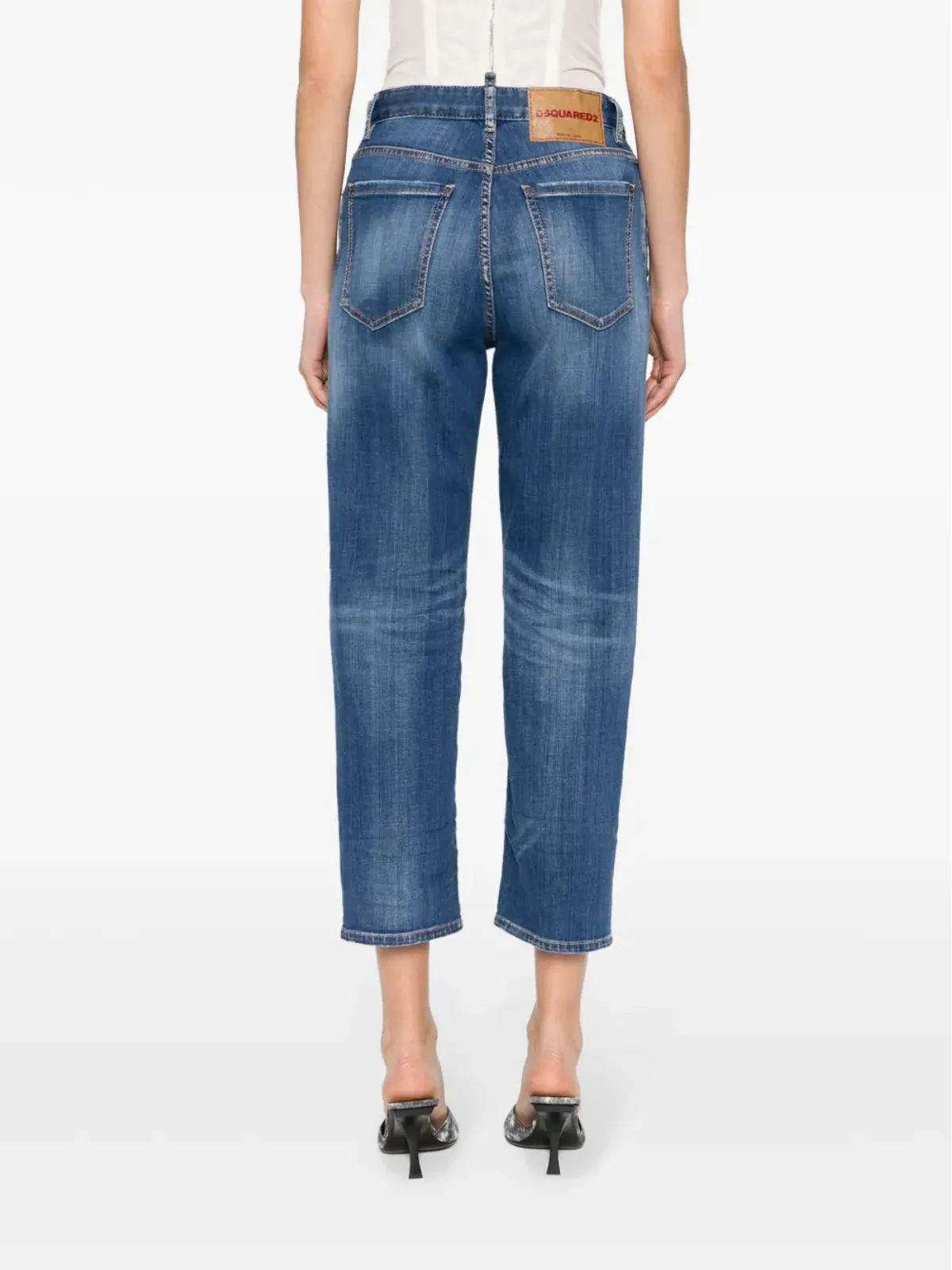 DSQUARED2 ミッドライズ スリムフィット ジーンズ - 画像4