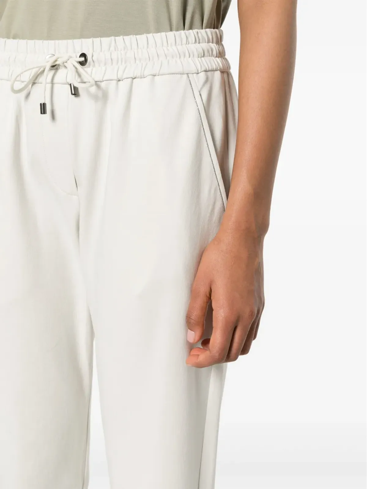 Brunello Cucinelli ドローストリング式パンツ - 画像5