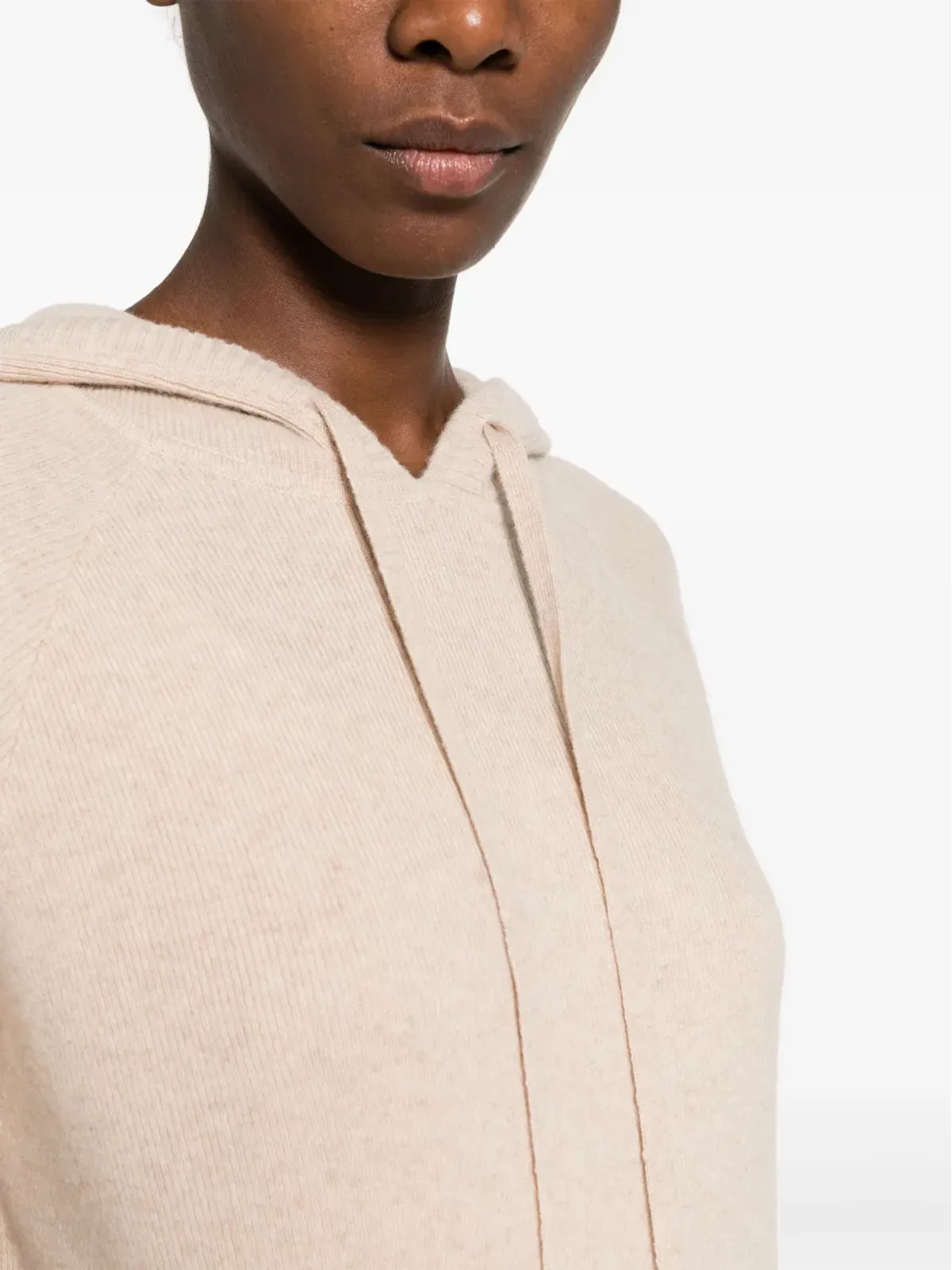 Max & Moi Palmer knitted hoodie - Neutrals - 画像5