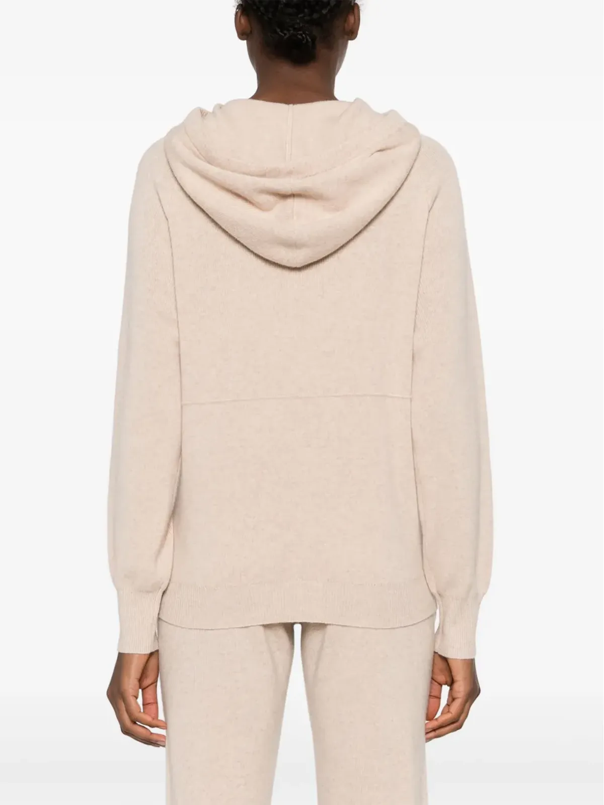 Max & Moi Palmer knitted hoodie - Neutrals - 画像4