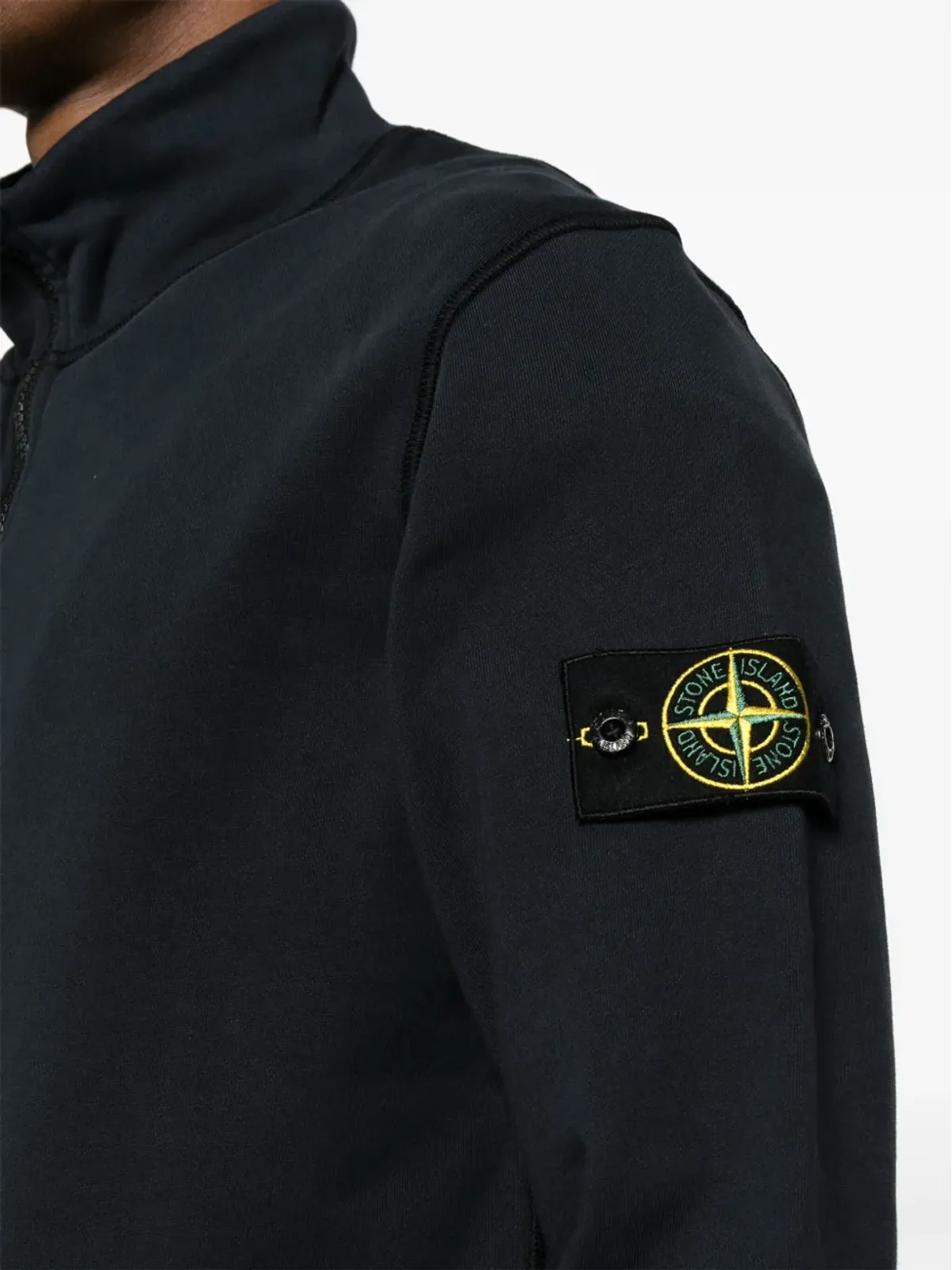 Stone Island コンパス コットン スウェットシャツ - 画像5