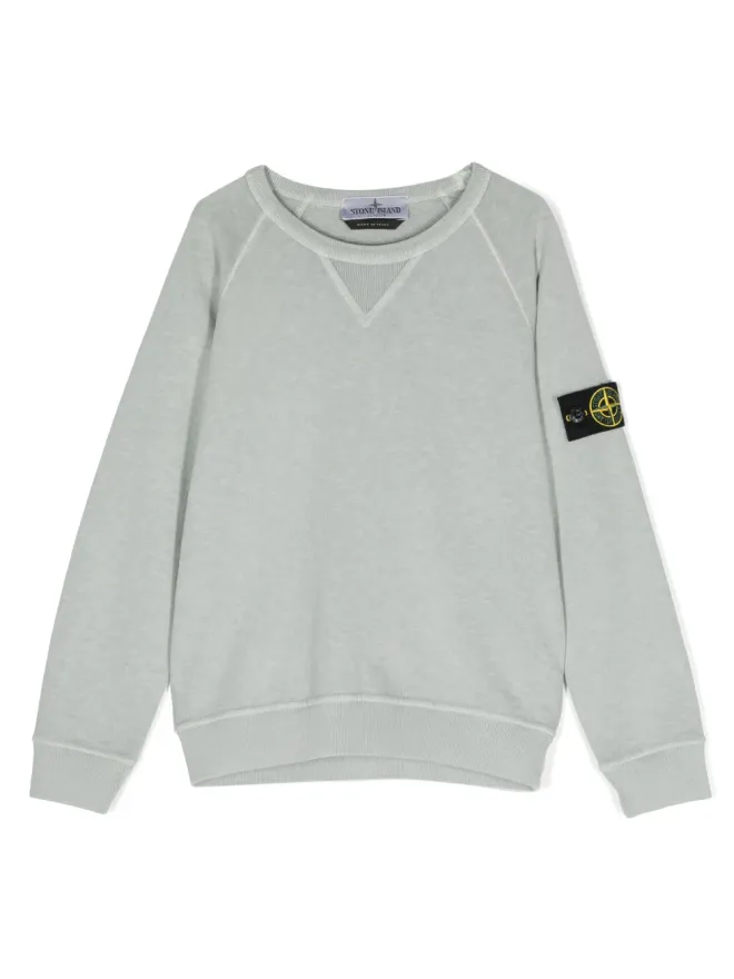 Stone Island Junior Stone Island Junior Compassバッジ付きスウェットの商品画像