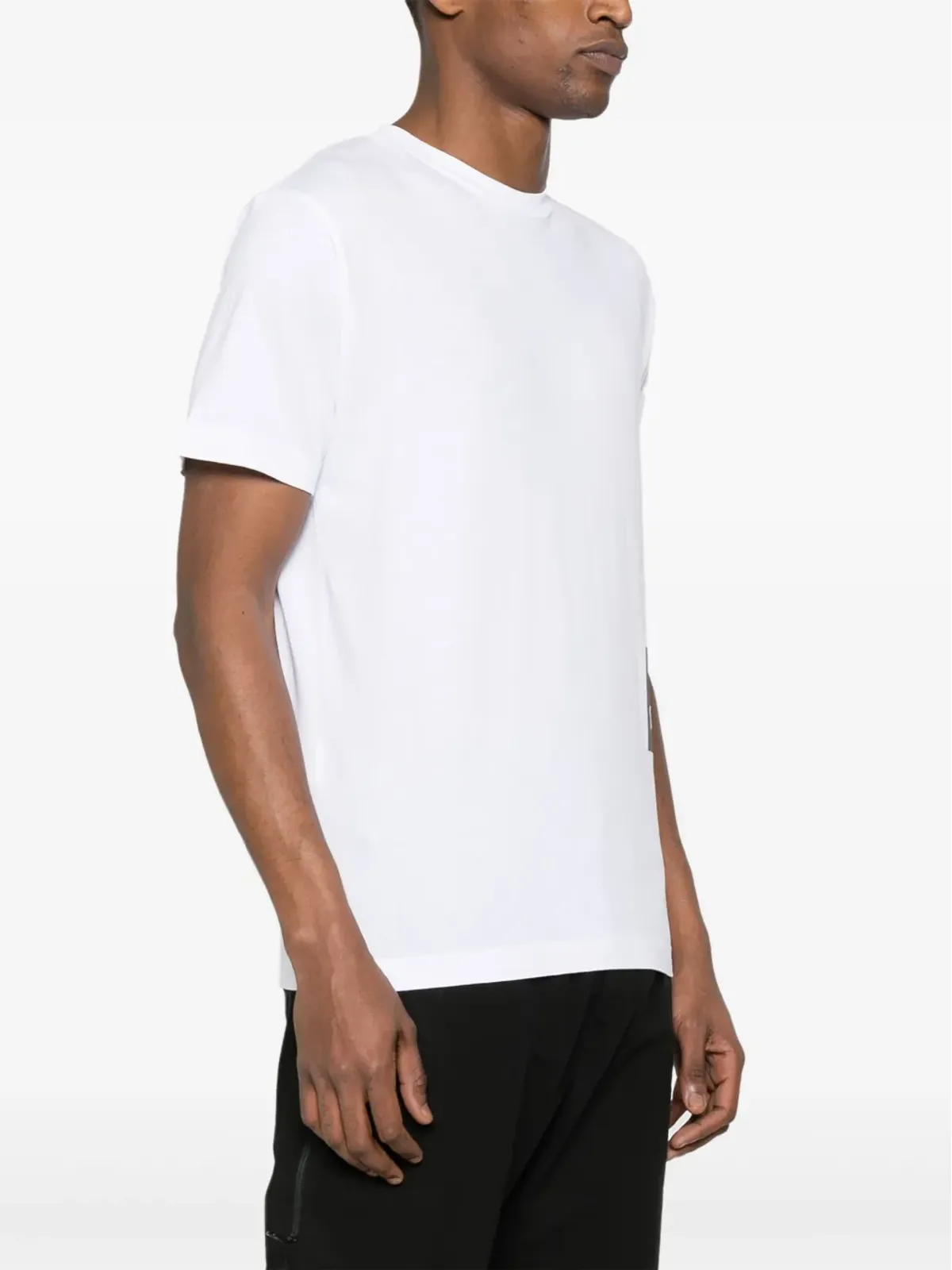 Stone Island ロゴプリント Tシャツ ホワイト - 画像3