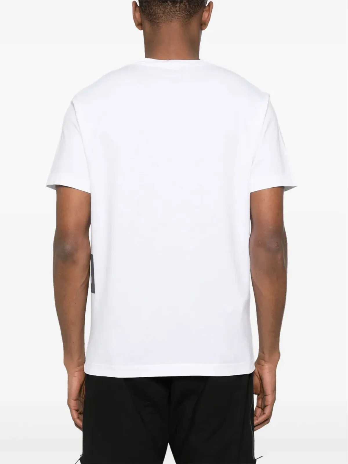 Stone Island ロゴプリント Tシャツ ホワイト - 画像4