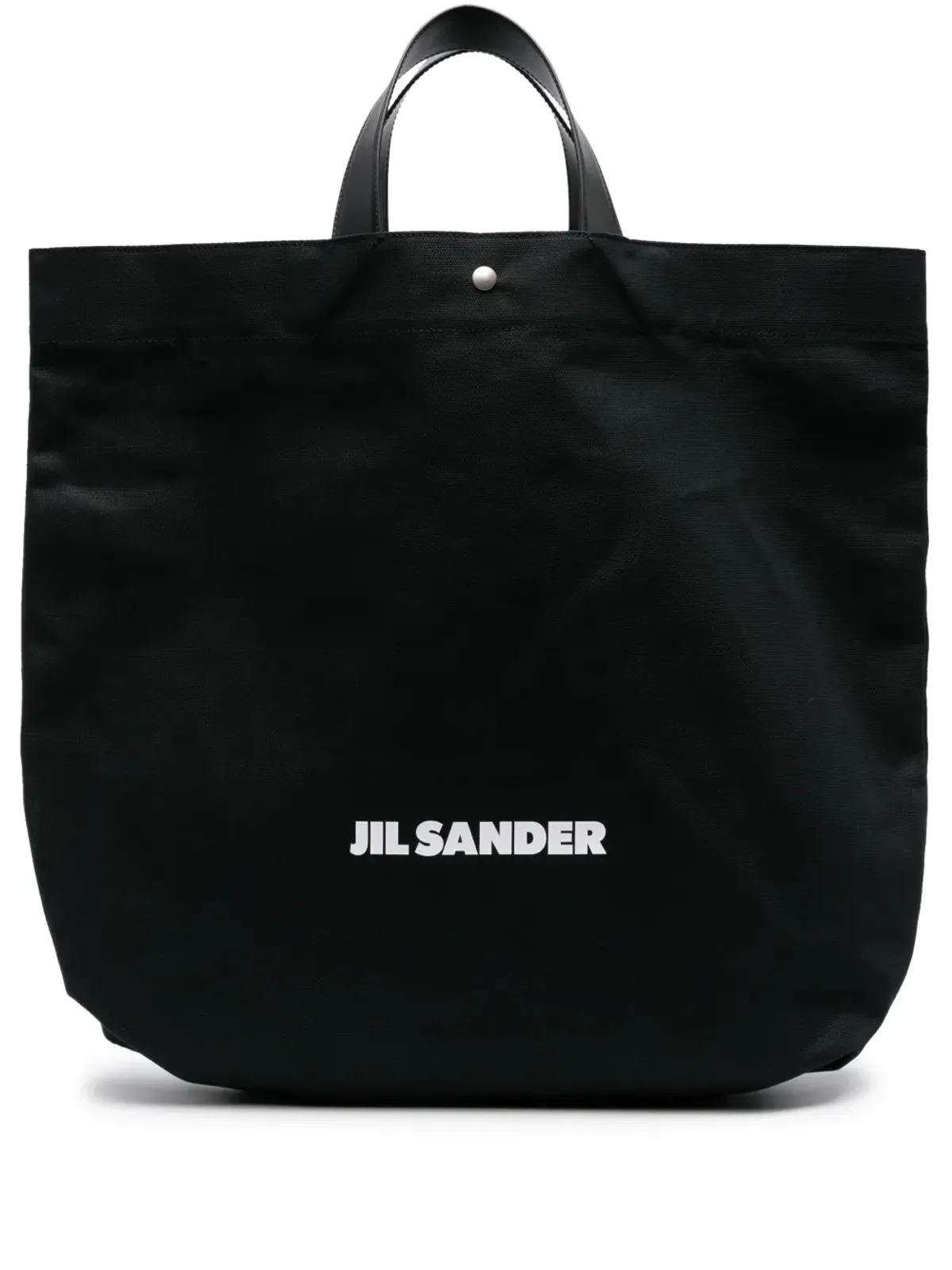 Jil Sander ブック キャンバス トートバッグ - ブラック - 画像1