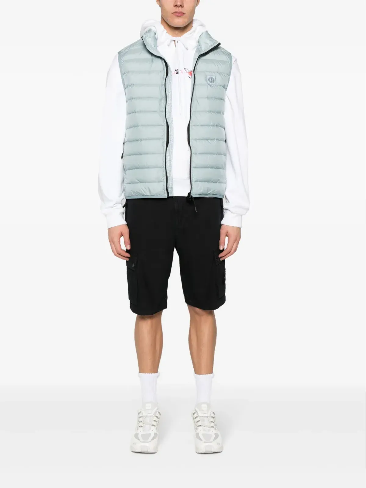 Stone Island コンパス コットン カーゴショーツ - 画像2