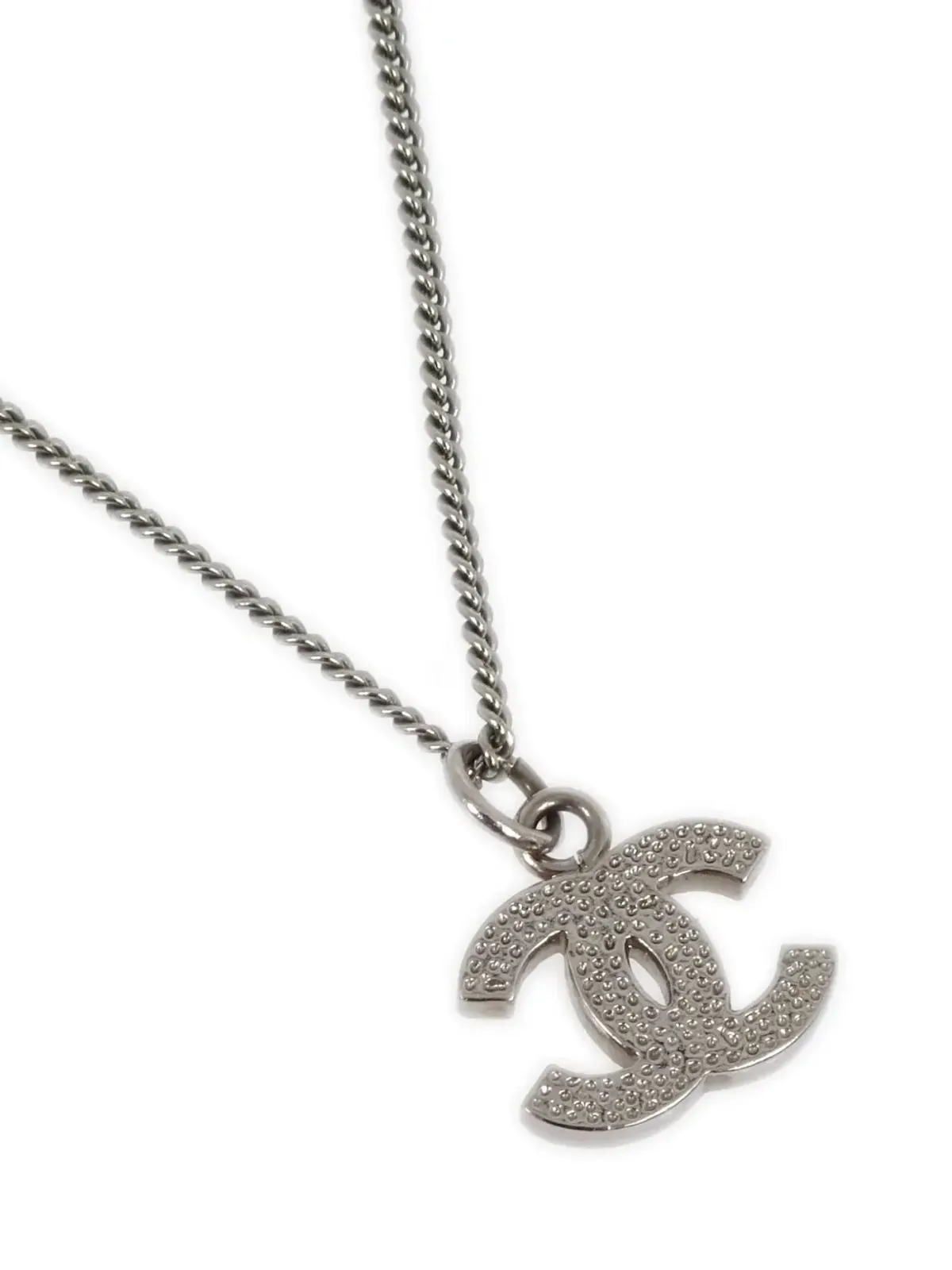 CHANEL ビンテージ 2011 CCペンダントネックレス - シルバー - 画像4