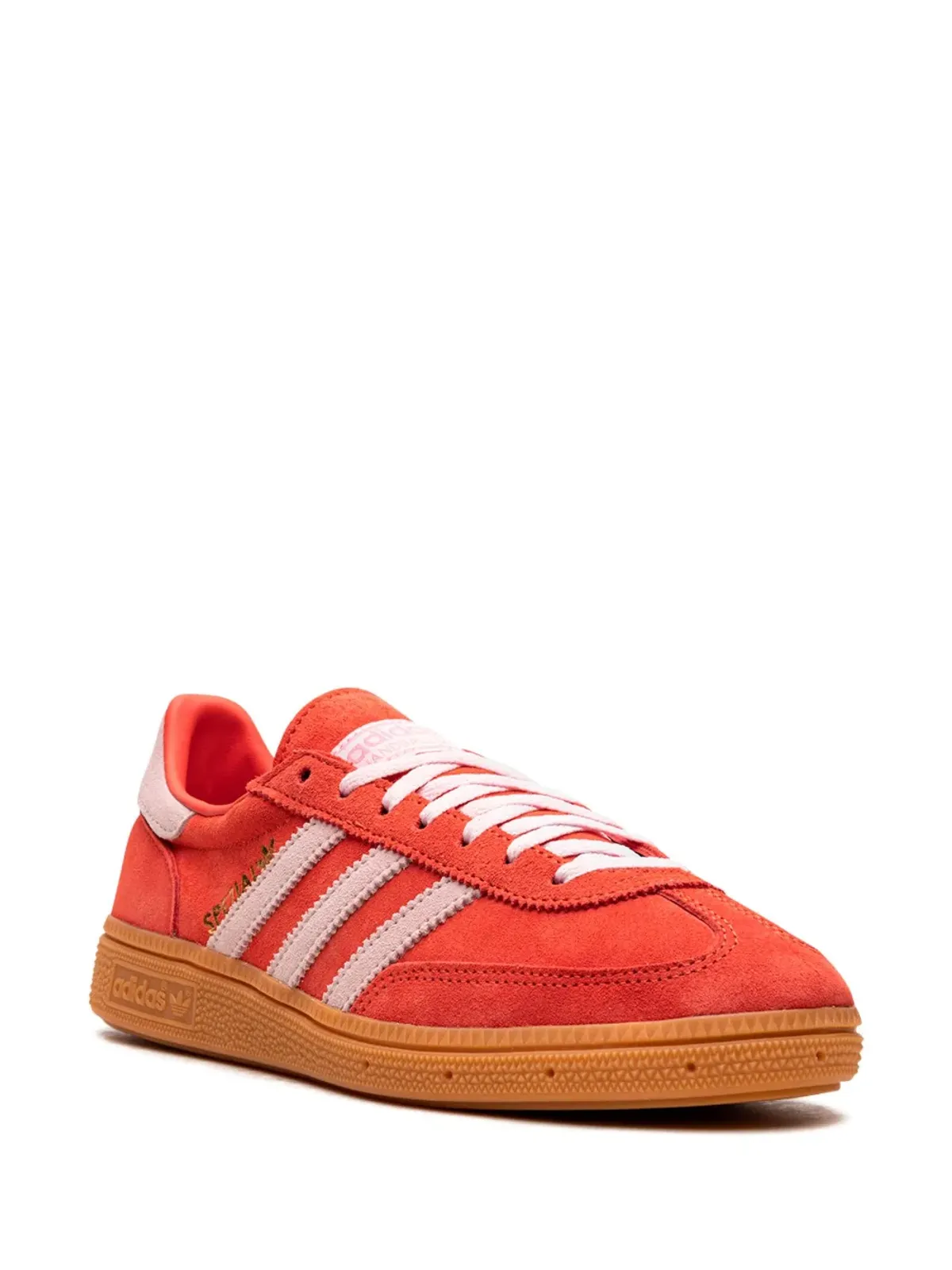 adidas Handball Spezial ブライトレッド／クリアピンク スニーカー - 画像2