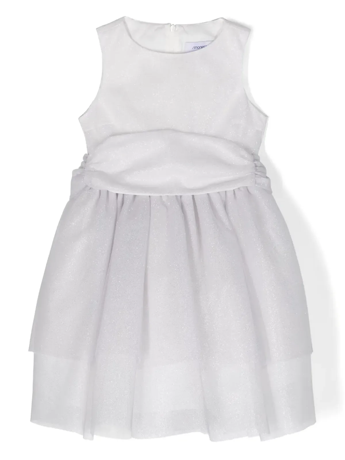 Simonetta グリッター入りフルスカートドレス - 画像1