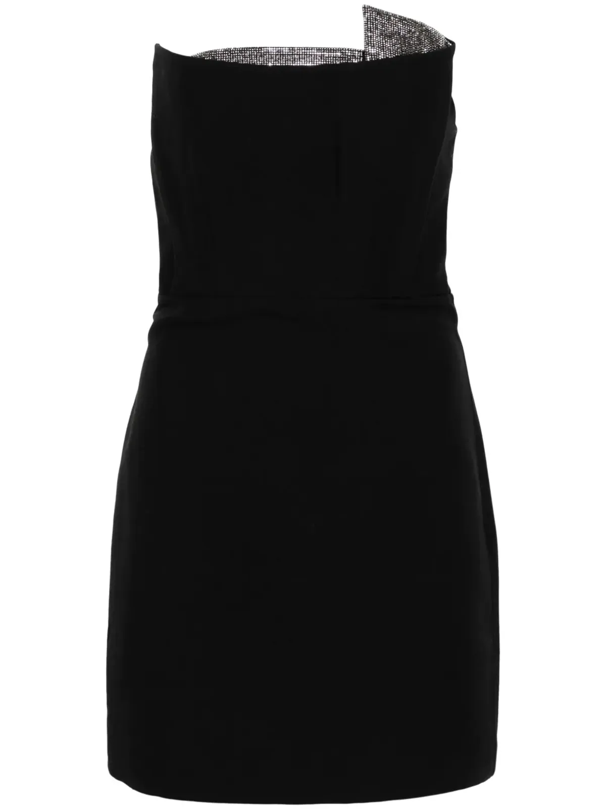 Roland Mouret ラインストーン装飾ストラップレス・ミニドレス - 画像1