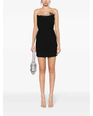 Roland Mouret ラインストーン装飾ストラップレス・ミニドレス - サムネイル2