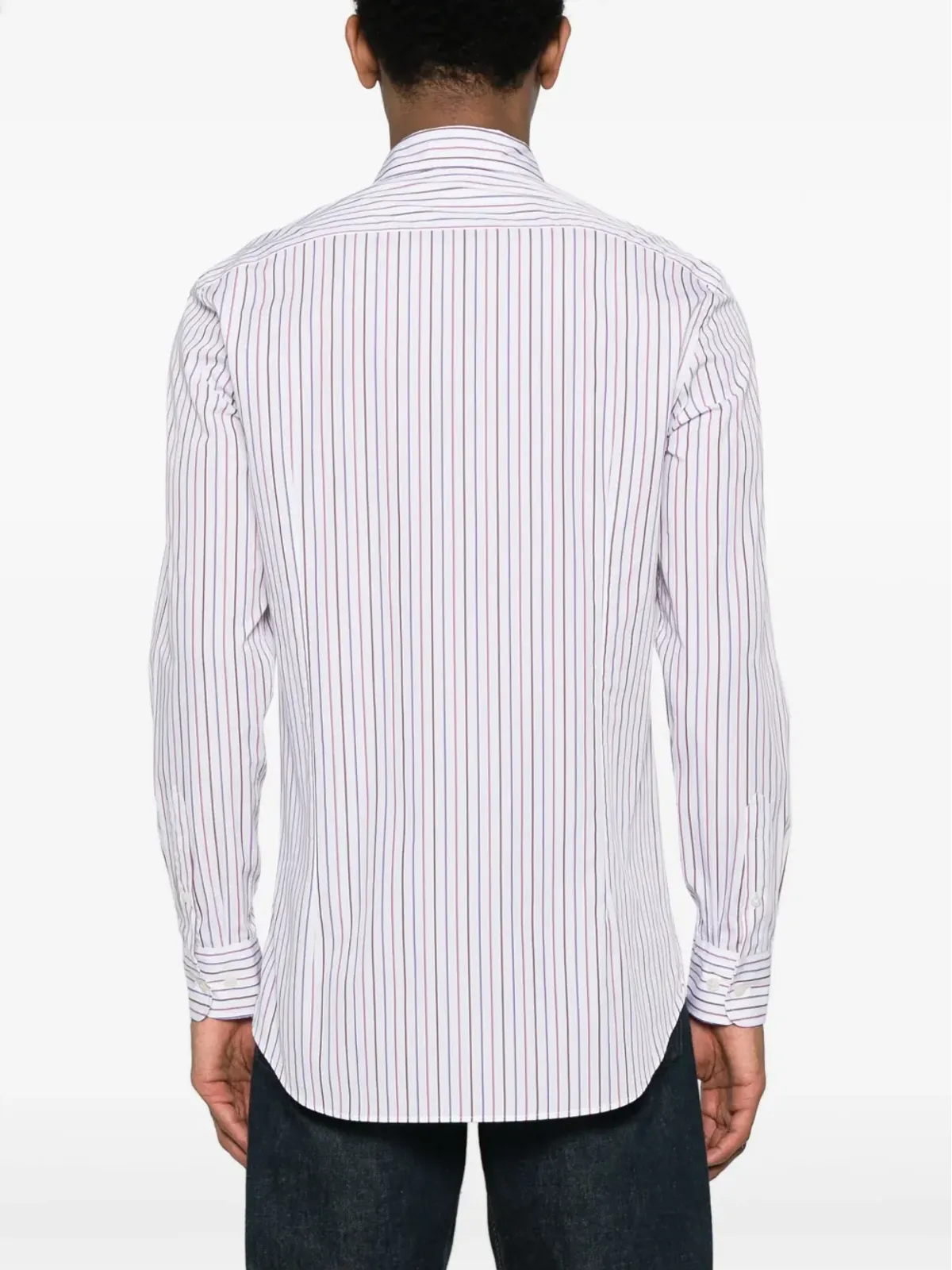 ETRO ストライプ コットン シャツ - 画像4
