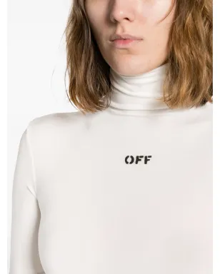 Off-White ロゴプリント ハイネック Tシャツ - サムネイル5