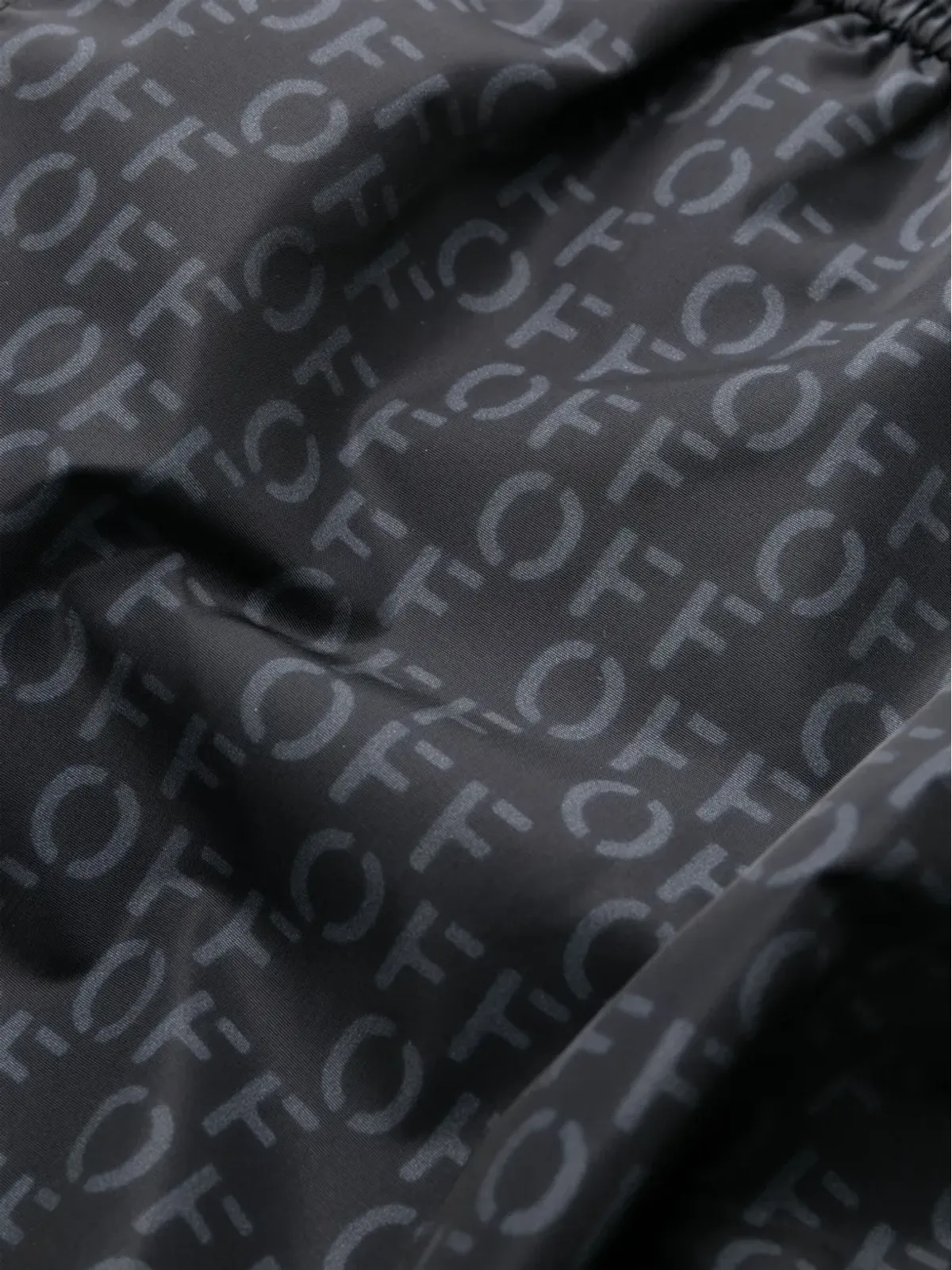 Off-White モノグラムプリント スイムショーツ - ブラック - 画像3