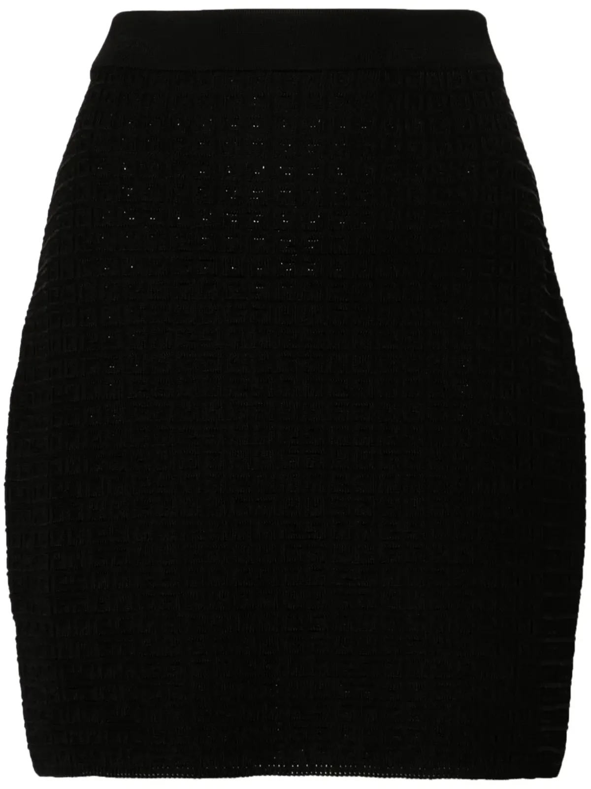 Givenchy 4Gジャカード織スカート ブラック - 画像1