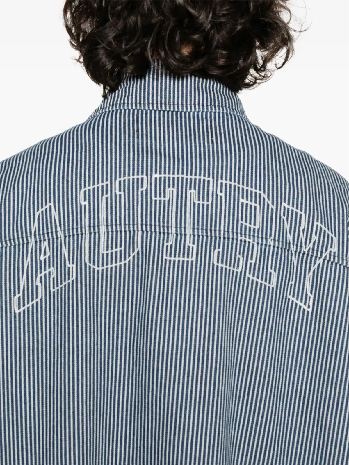 Autry ストライプ柄 コットンシャツ - 画像5