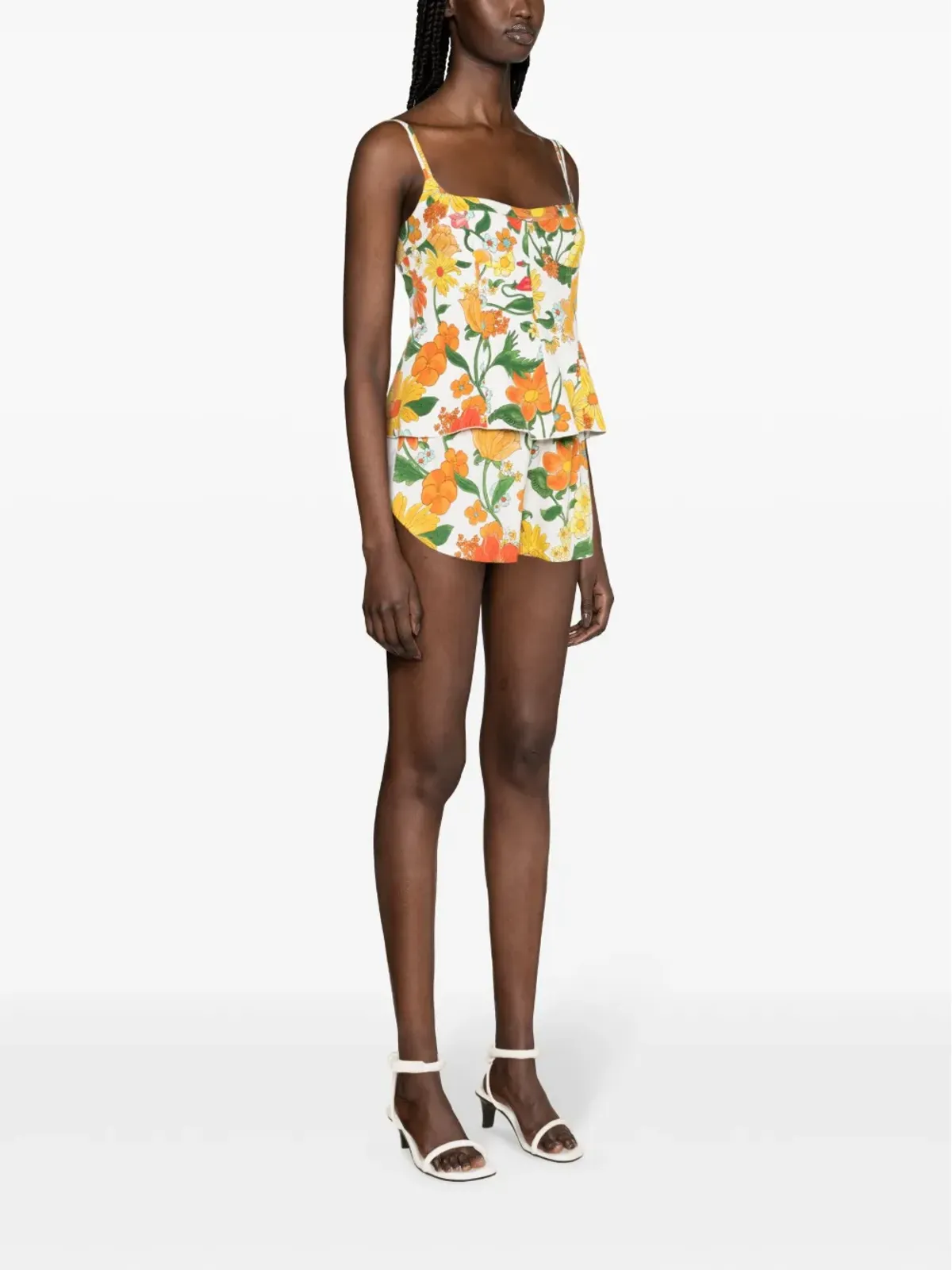 Stella McCartney 花柄プリント トラックショーツ - 画像3