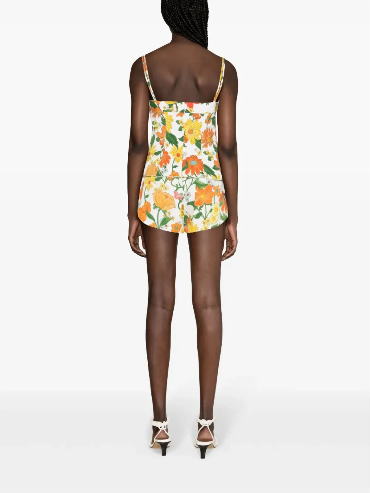 Stella McCartney 花柄プリント トラックショーツ - 画像4