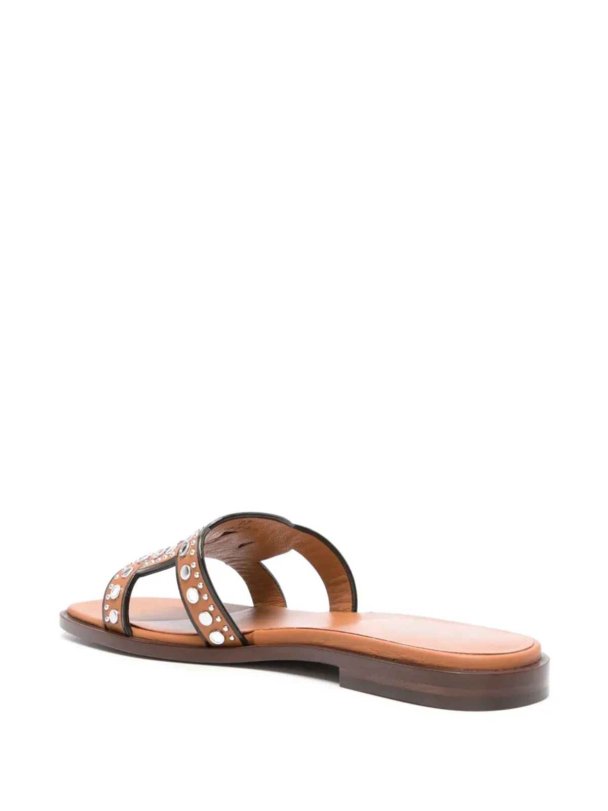 Tod's Kate スタッズ付きレザーサンダル - 画像3
