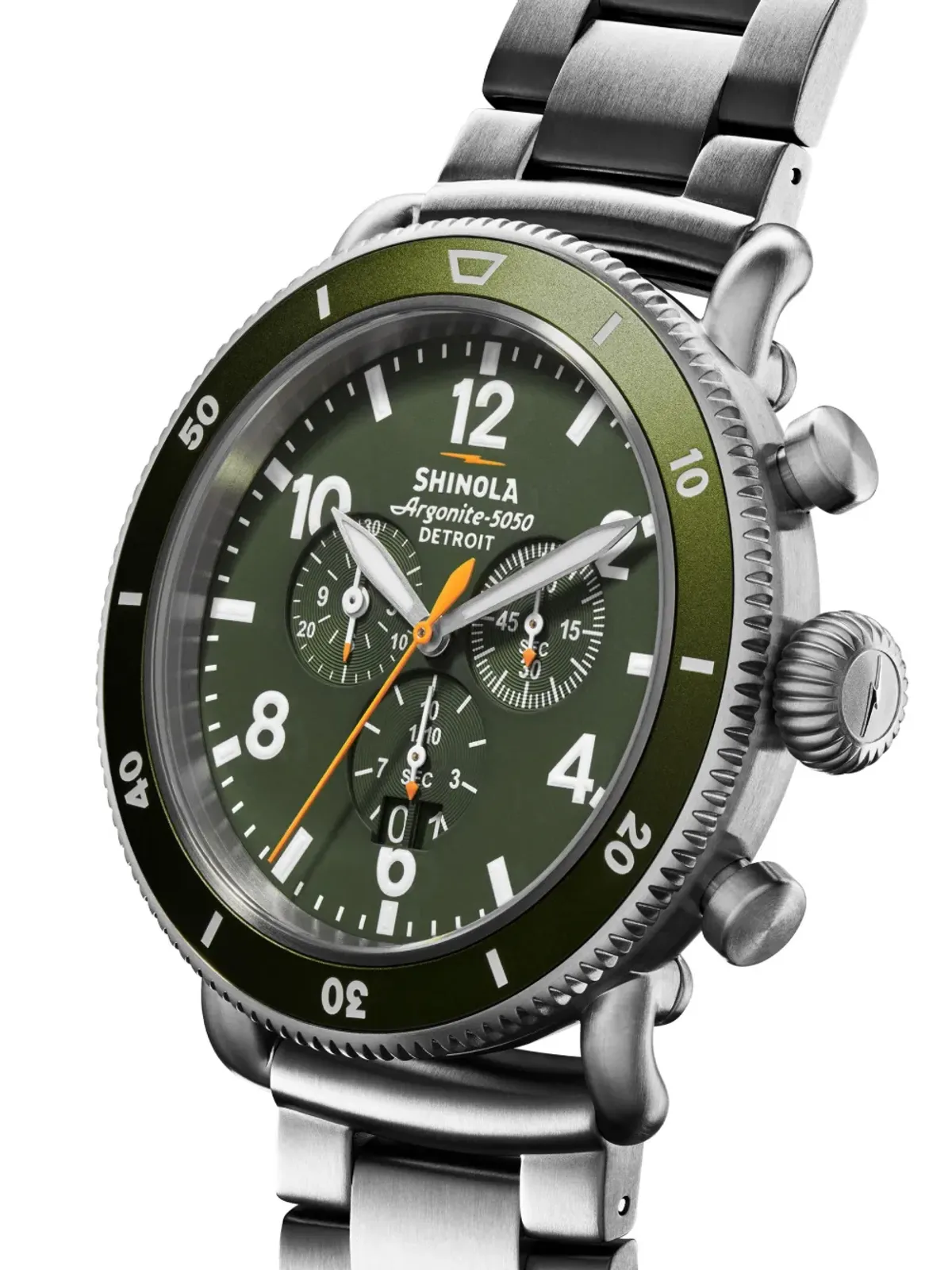 Shinola ランウェル スポート クロノ - シルバー - 画像2
