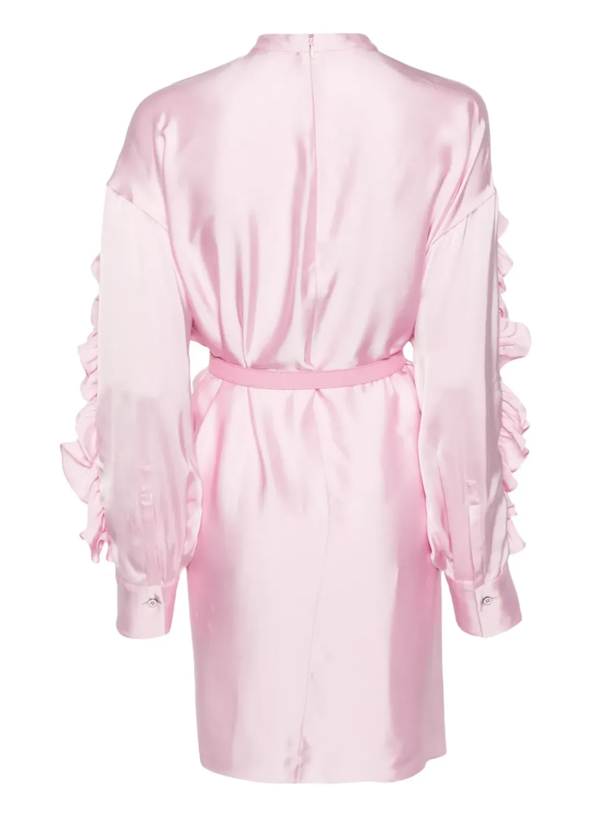Jil Sander 129 サテンミディドレス - 画像2