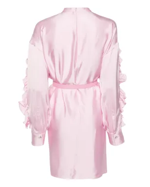 Jil Sander 129 サテンミディドレス - サムネイル2
