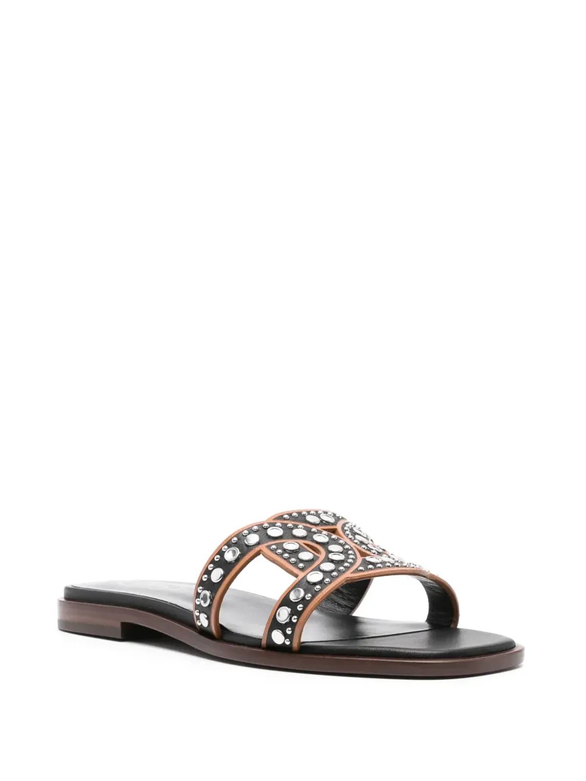 Tod's Kate フラットサンダル - ブラック - 画像2