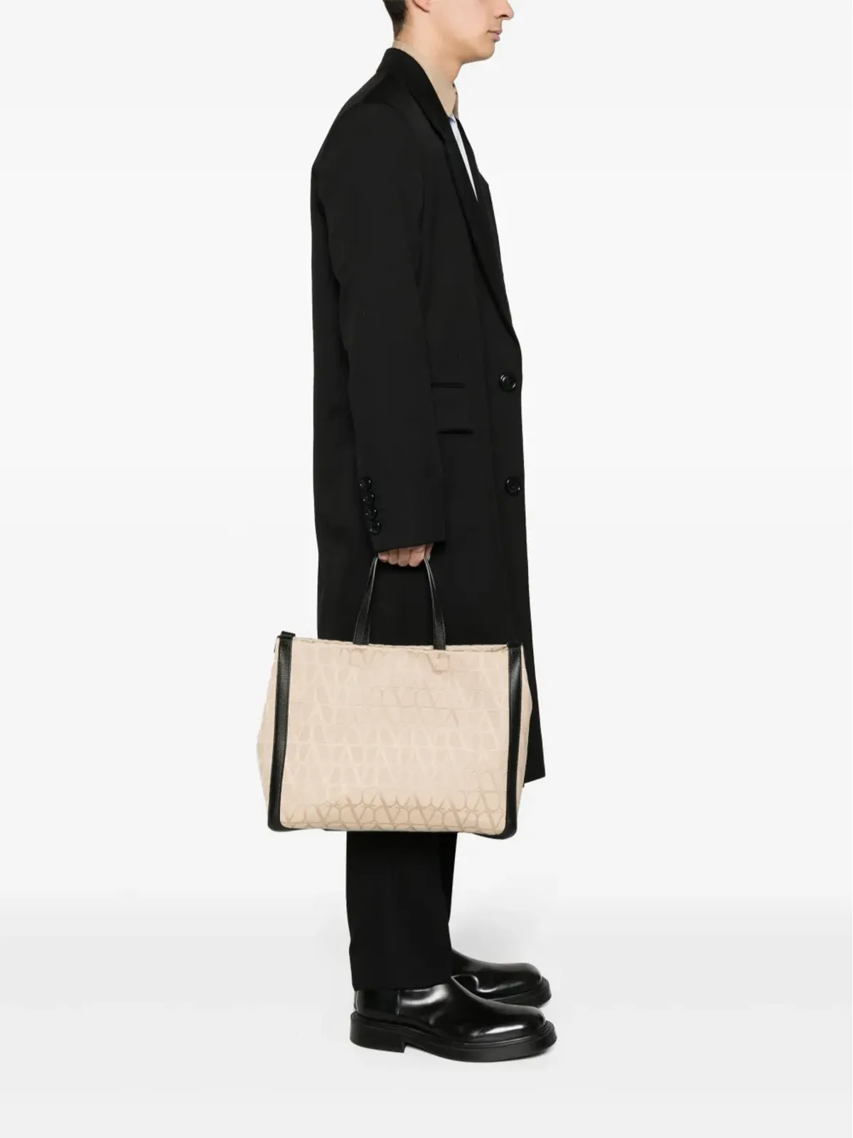 Valentino Garavani VLogoプリント トートバッグ - ネュートラル - 画像2