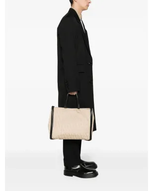 Valentino Garavani VLogoプリント トートバッグ - ネュートラル - サムネイル2