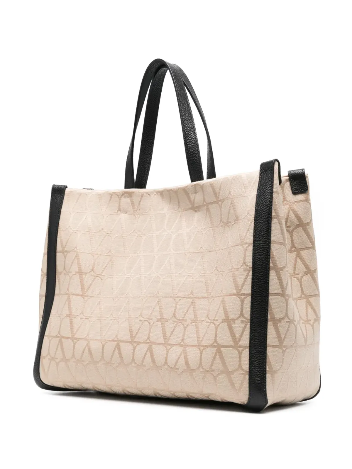Valentino Garavani VLogoプリント トートバッグ - ネュートラル - 画像3