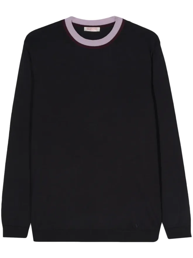 Valentino Garavani Valentino Garavani VLogo ストライプネック ジャンパーの商品画像