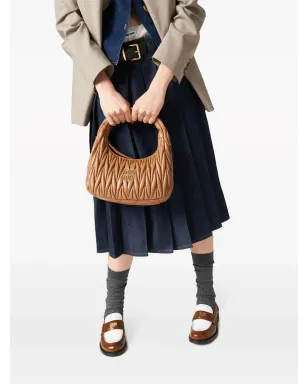 Miu Miu ツートーン レザー ペニーローファー ブラウン - サムネイル5