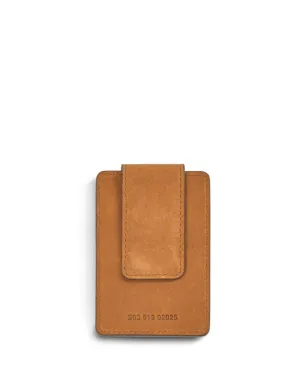Shinola グレインドレザー磁気マネークリップカードホルダー - ブラウン - サムネイル2