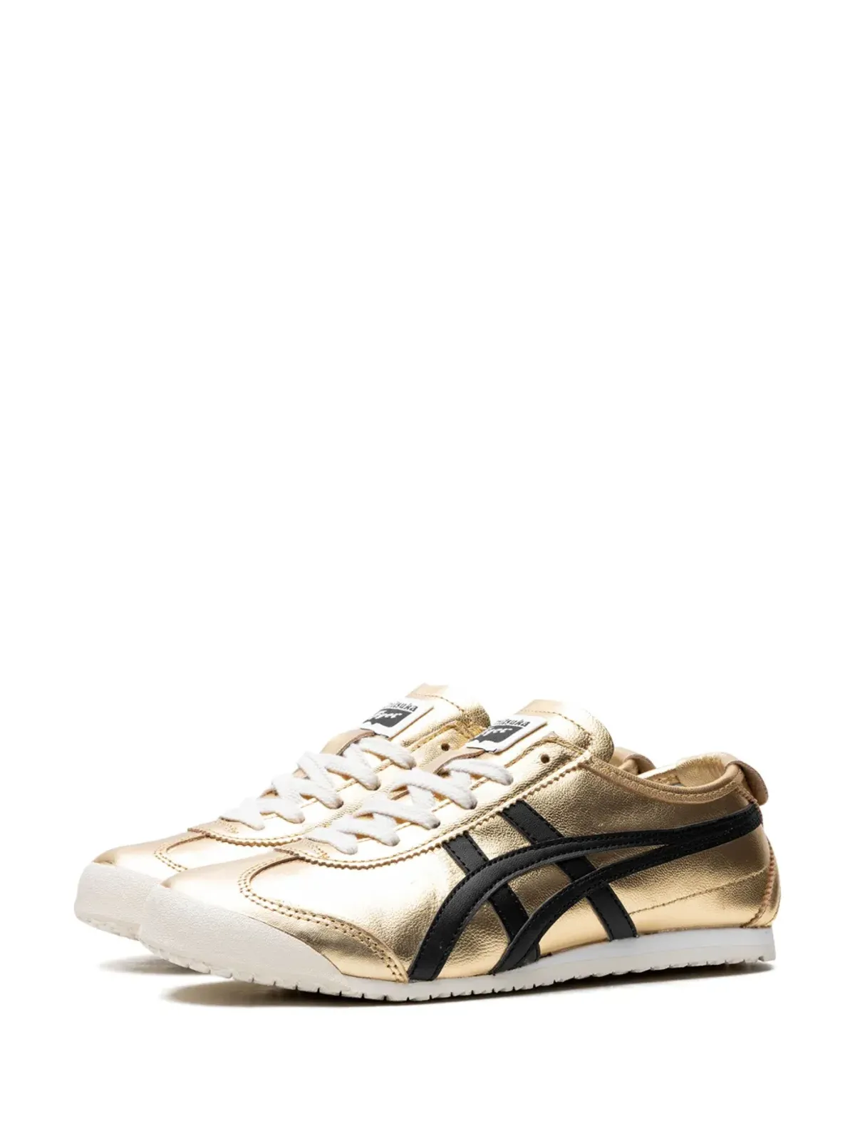 Onitsuka Tiger Mexico 66 ゴールド/ブラック スニーカー - 画像5