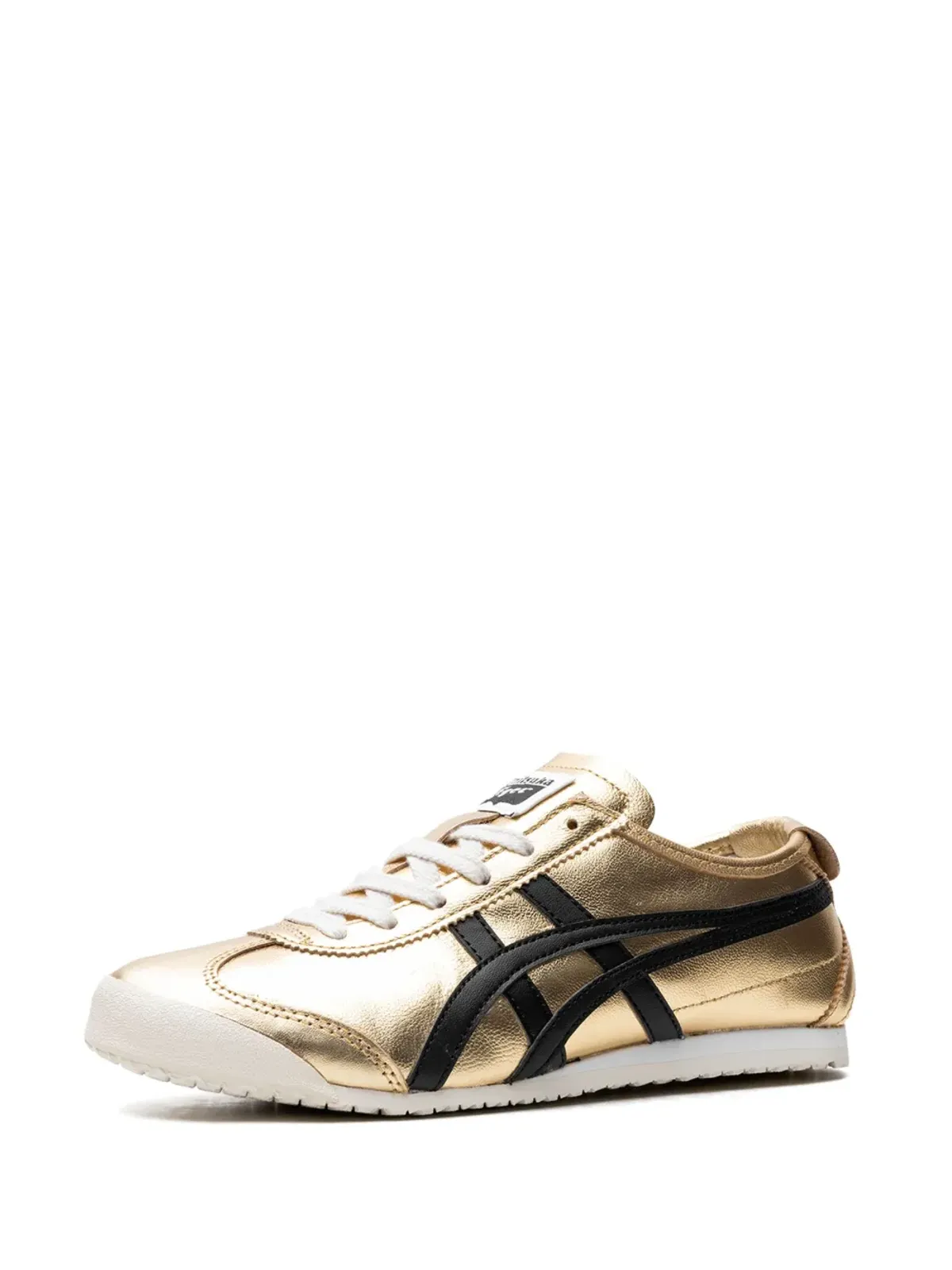 Onitsuka Tiger Mexico 66 ゴールド/ブラック スニーカー - 画像4