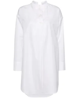 Givenchy スタンドカラーシャツミニドレス ホワイト - サムネイル1