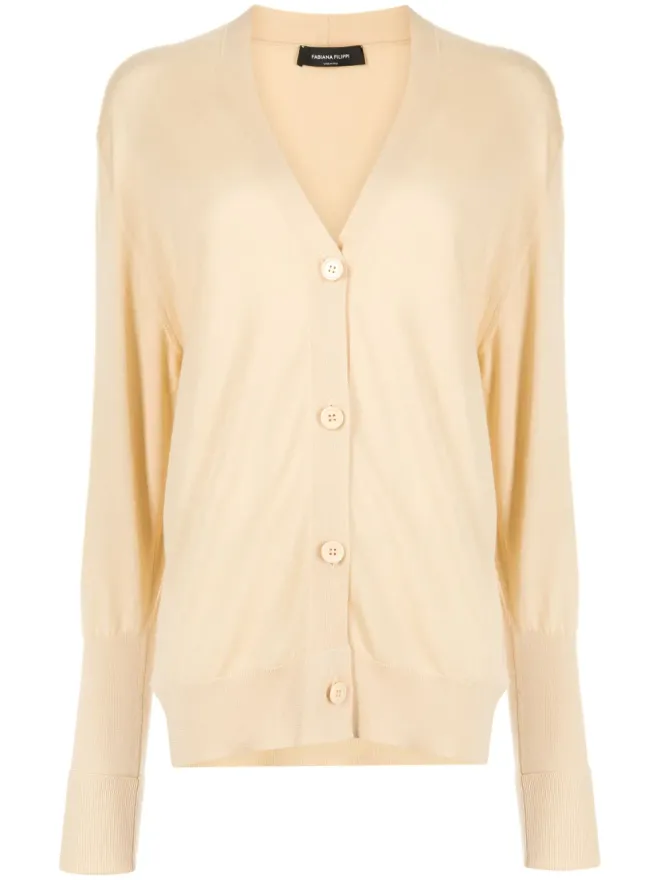 Fabiana Filippi Fabiana Filippi Vネック長袖カーディガンの商品画像