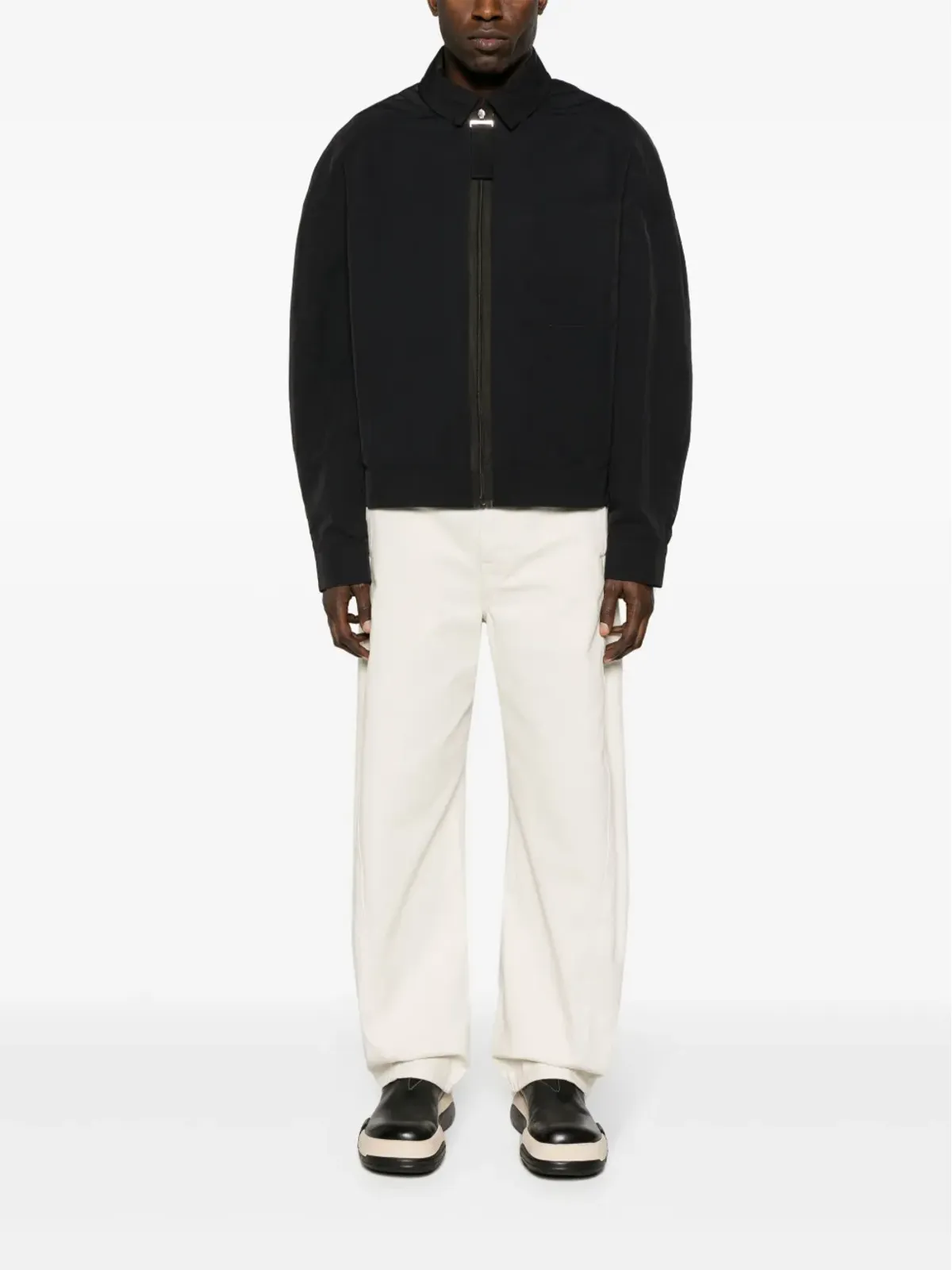 Jacquemus ジップフロント ユーティリティジャケット - ブラック - 画像2