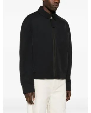 Jacquemus ジップフロント ユーティリティジャケット - ブラック - サムネイル3
